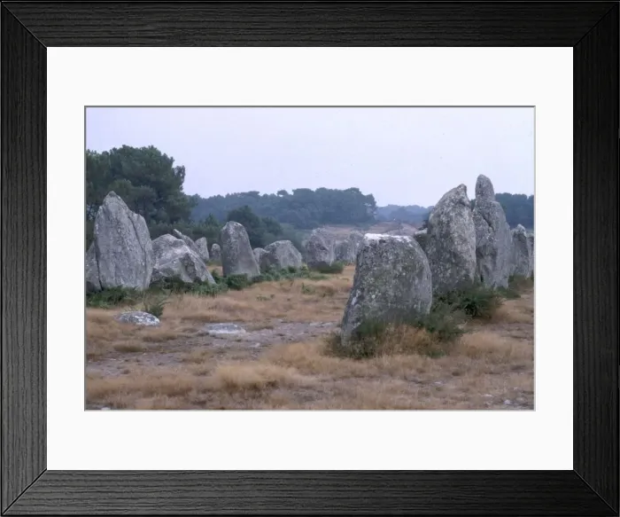 Framed Print : Carnac Alignments, Brittany, France, c20th century. Artist: CM Dixon Framed Print : Carnac Alignments, Brittany, France, c20th century. Artist: CM Dixon