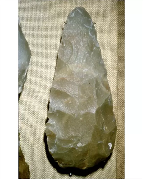Paleolithic Flint Handaxe from Chelles, 500, 000 to 100, 000 BC