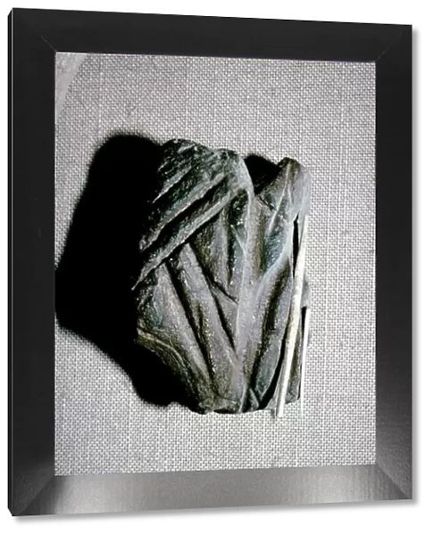 Paleolithic Polishing Stone for Sharpening Bone Harpoons from Dordogne, c50, 000BC-c10, 000 BC