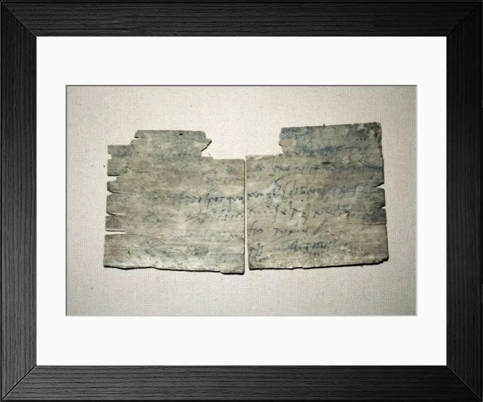 Framed Print : Vindolanda Letters, AD 92-120 Framed Print : Vindolanda Letters, AD 92-120