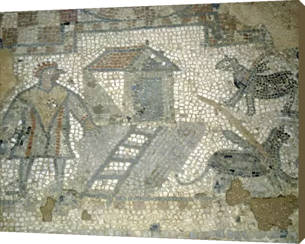 Roman mosaic, Newport Villa, Isle of Wight, c280AD
