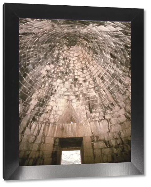 Mycenae Interior of Treasury of Atreus, Greece, c1600BC-c1200BC