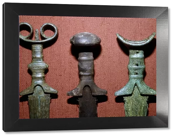 Hilts of Bronze Swords from South Bavaria, Germany, 12th-8th century BC
