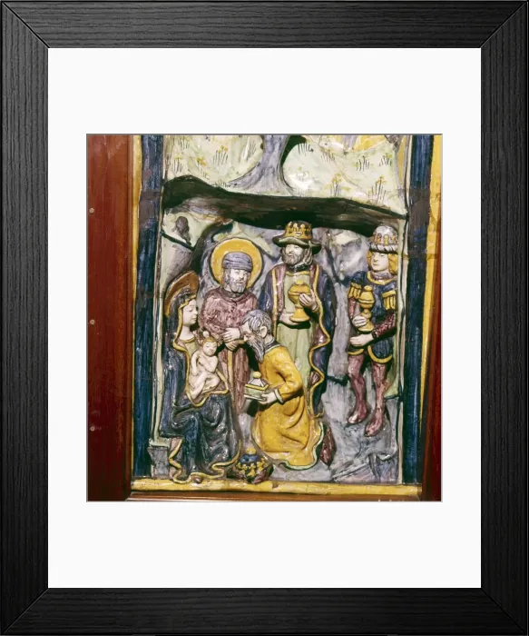 Framed Print : Adoration of the Magi, Faenza, Italy, c1490 Framed Print : Adoration of the Magi, Faenza, Italy, c1490