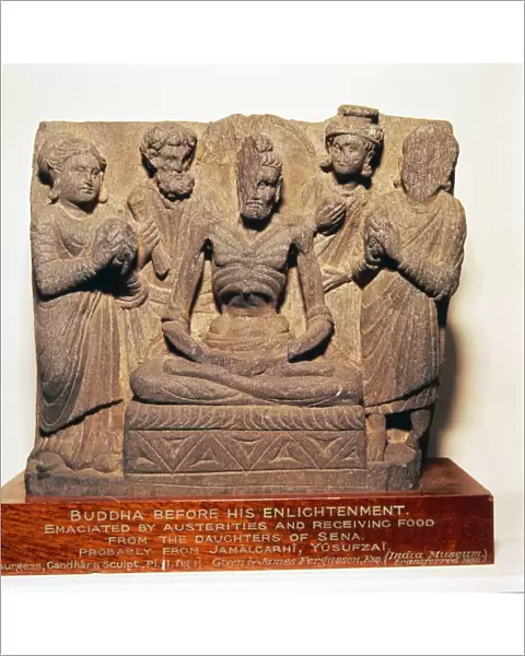 Buddha with daughters of Sena, Gandhara Style, c2nd-3rd century