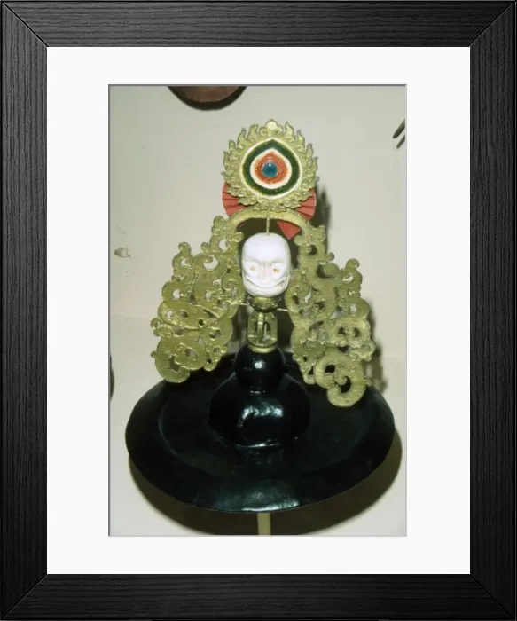 Framed Print : Tibetan Black Hat used in Ritual Black Hat Dance, of pre-Buddhist origin Framed Print : Tibetan Black Hat used in Ritual Black Hat Dance, of pre-Buddhist origin