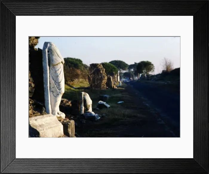Framed Print : Roman Tombs on the Appian Way, Rome, (1st-3rd century), c20th century. Artist: CM Dixon Framed Print : Roman Tombs on the Appian Way, Rome, (1st-3rd century), c20th century. Artist: CM Dixon
