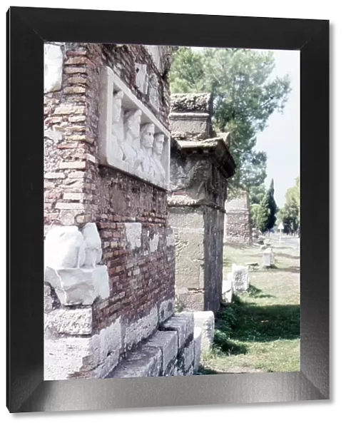 Roman Tombs on the Appian Way, Rome, (1st-3rd century), c20th century. Artist: CM Dixon