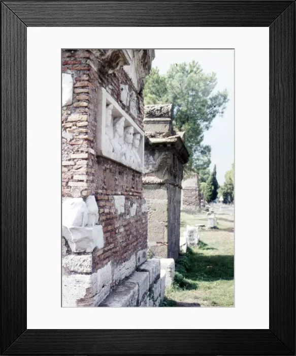 Framed Print : Roman Tombs on the Appian Way, Rome, (1st-3rd century), c20th century. Artist: CM Dixon Framed Print : Roman Tombs on the Appian Way, Rome, (1st-3rd century), c20th century. Artist: CM Dixon