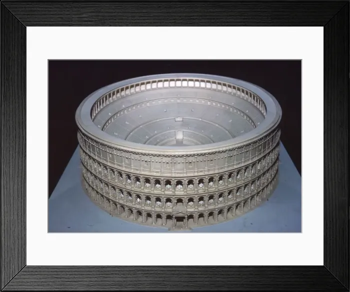Framed Print : Model of Colosseum at Rome (Museo di Civilta Roma), c20th century. Artist: CM Dixon Framed Print : Model of Colosseum at Rome (Museo di Civilta Roma), c20th century. Artist: CM Dixon