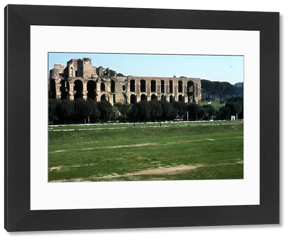View across Circus Maximus to Palatine Hill, Rome, c20th century. Artist: CM Dixon
