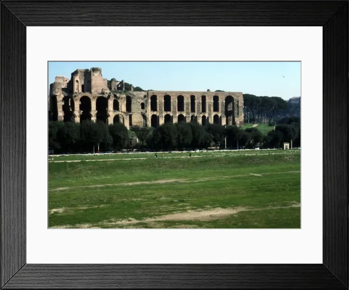 Framed Print : View across Circus Maximus to Palatine Hill, Rome, c20th century. Artist: CM Dixon Framed Print : View across Circus Maximus to Palatine Hill, Rome, c20th century. Artist: CM Dixon