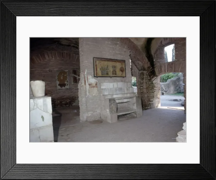 Framed Print : Interior of roman Food-Shop and Bar, Ostia, Italy, c2nd-3rd century. Artist: CM Dixon Framed Print : Interior of roman Food-Shop and Bar, Ostia, Italy, c2nd-3rd century. Artist: CM Dixon