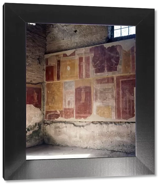 Wall paintings in house in Ostia, 2nd-3rd century