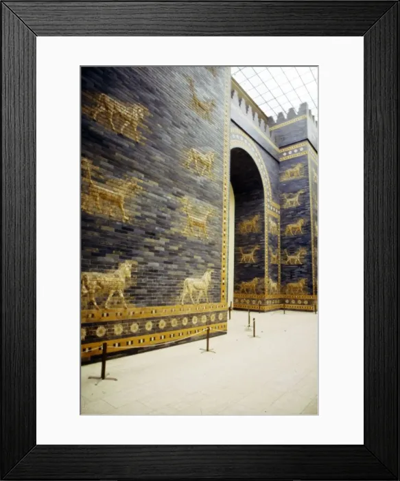 Framed Print : Ishtar Gate, Babylon, 575 BC, (c20th century) Framed Print : Ishtar Gate, Babylon, 575 BC, (c20th century)