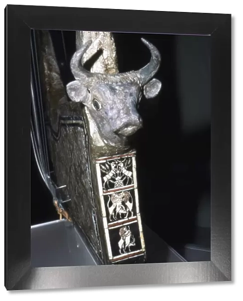 Bulls Head on Sounding Box of Harp, Royal Tombs of Ur, c2500 BC