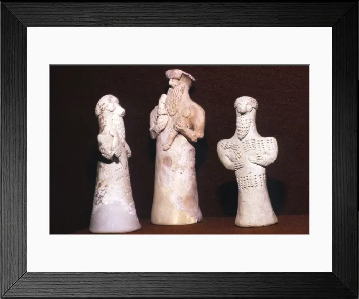 Framed Print : Terracotta group of King and Priests, Third Dynasty of Ur, 2100 BC-2000 BC Framed Print : Terracotta group of King and Priests, Third Dynasty of Ur, 2100 BC-2000 BC