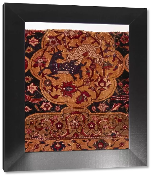 Detail of Persian Emperor Carpet, 16th century