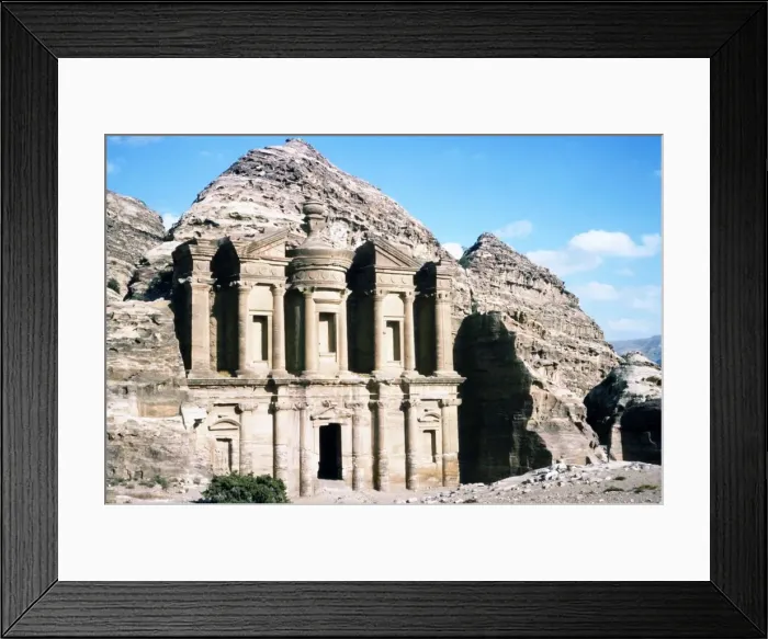 Framed Print : Ad Deir Monastery at Petra, c20th century. Artist: CM Dixon Framed Print : Ad Deir Monastery at Petra, c20th century. Artist: CM Dixon
