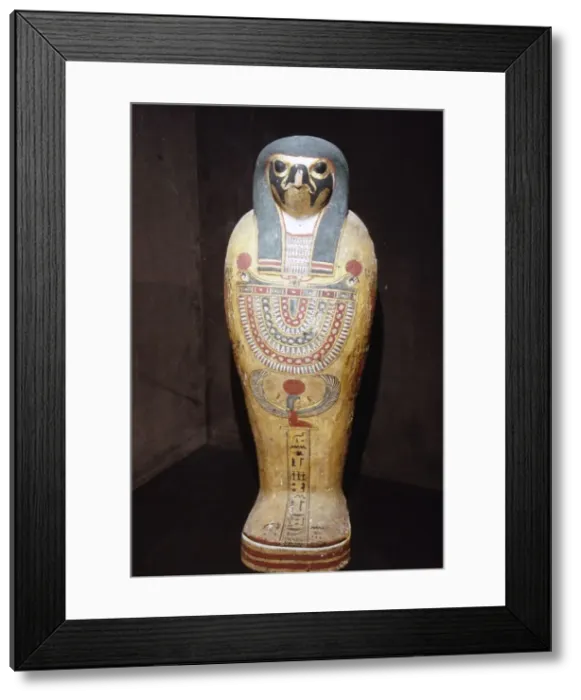 Framed Print : Egyptian Mummy of a Hawk representing Horus, c1st century BC-1st century Framed Print : Egyptian Mummy of a Hawk representing Horus, c1st century BC-1st century