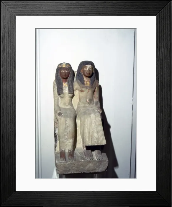 Framed Print : Neje and his mother, New Kingdom. 19th Dynasty, 1300BC-1200BC Framed Print : Neje and his mother, New Kingdom. 19th Dynasty, 1300BC-1200BC