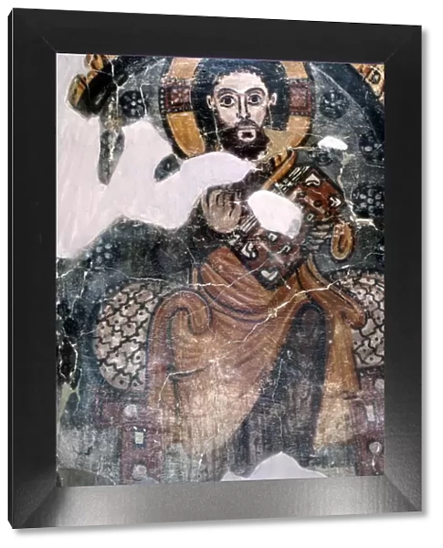 Coptic Mural of Christ, c6th-7th century