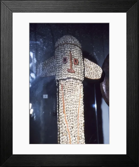 Framed Print : Mask of wood and metal, Bamana People, Mali, 20th century Framed Print : Mask of wood and metal, Bamana People, Mali, 20th century