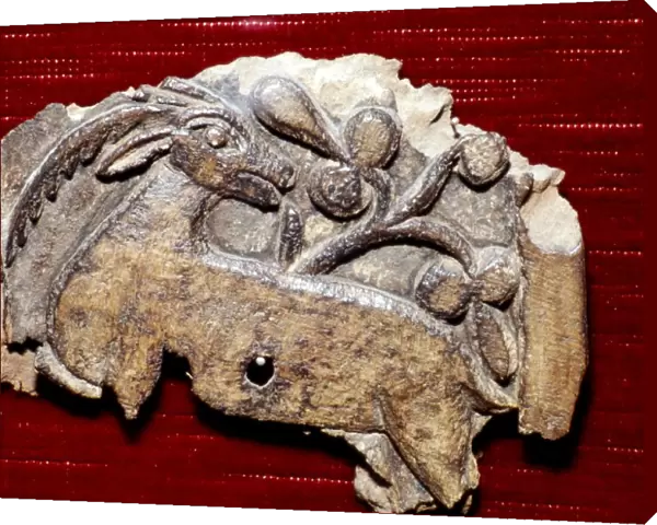 Coptic Woodcarving of Antelope, 5th century
