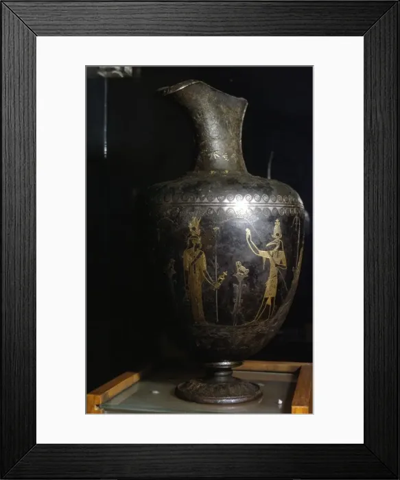 Framed Print : Roman Bronze Jug. National Museum, Budapest Framed Print : Roman Bronze Jug. National Museum, Budapest