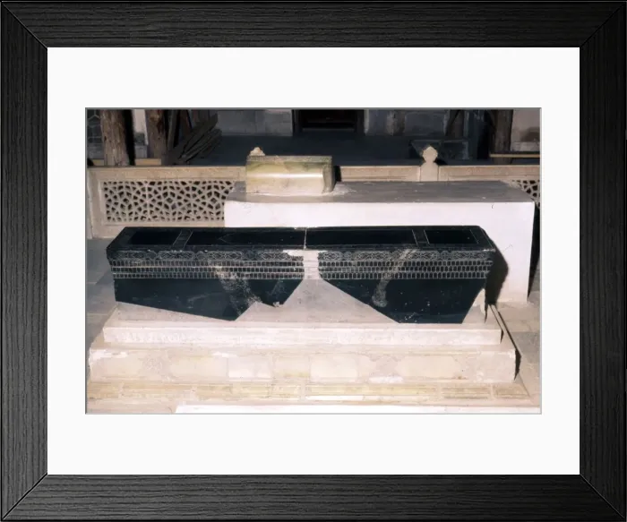 Framed Print : Tomb of Ulug-Beg in Mausoleum of Gur-e-Amir (built 1404), Samarkand, c20th century Framed Print : Tomb of Ulug-Beg in Mausoleum of Gur-e-Amir (built 1404), Samarkand, c20th century