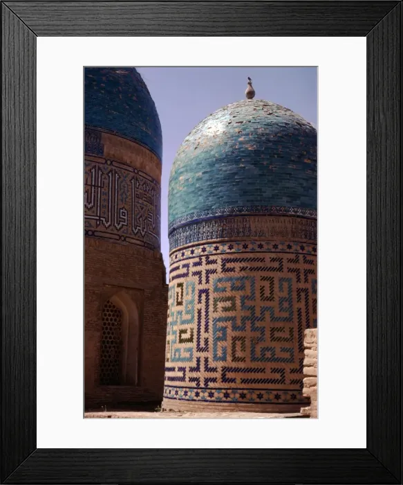 Framed Print : Domes of Mausoleum, Shah-i-Zinda Complex, Samarkand, 14th-15th century, (c20th century). Artists: CM Dixon, Unknown Framed Print : Domes of Mausoleum, Shah-i-Zinda Complex, Samarkand, 14th-15th century, (c20th century). Artists: CM Dixon, Unknown