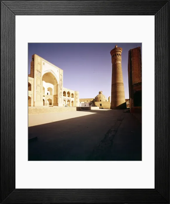 Framed Print : Bukhara, The Kalian Mosque built 15-16th Cnt + Minarfj (1127) Artists: CM Dixon, Unknown Framed Print : Bukhara, The Kalian Mosque built 15-16th Cnt + Minarfj (1127) Artists: CM Dixon, Unknown