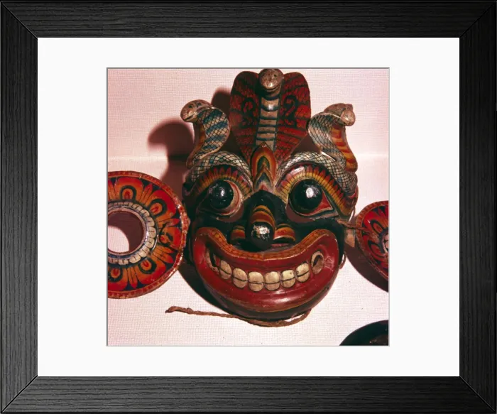 Framed Print : Mask from Java Framed Print : Mask from Java