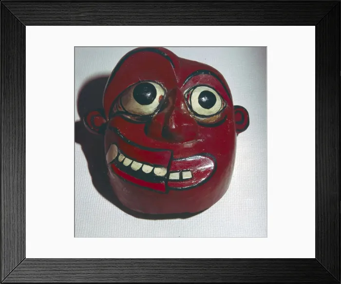 Framed Print : Mask from Java, Indonesia Framed Print : Mask from Java, Indonesia