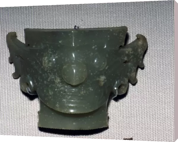 Chinese Jade Face, Neolithic period, c2500 BC
