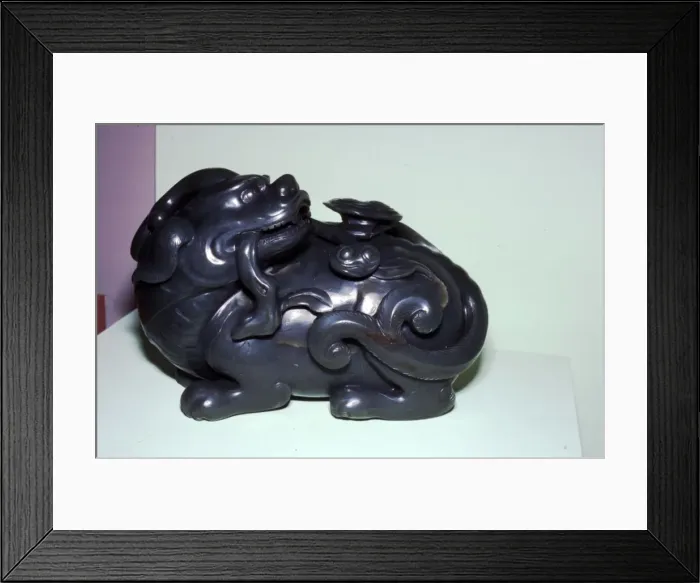 Framed Print : Chinese Jade Lion, symbolises energy for Taoists Framed Print : Chinese Jade Lion, symbolises energy for Taoists