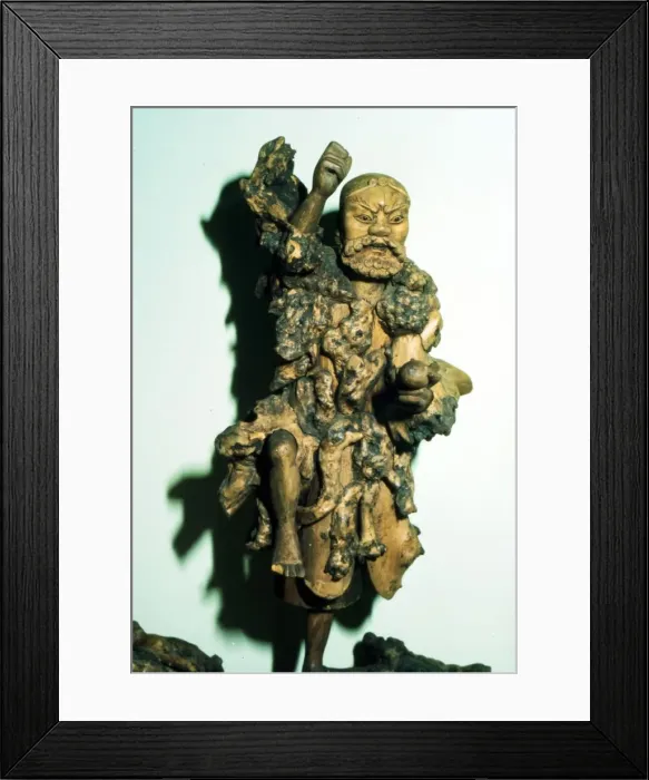 Framed Print : Taoist Hermit, Chinese folk art, c1800 Framed Print : Taoist Hermit, Chinese folk art, c1800