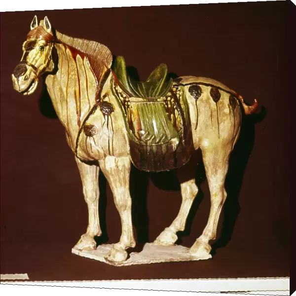 Chinese Horse from a Tomb, T Ang Dynasty, 7th-10th century