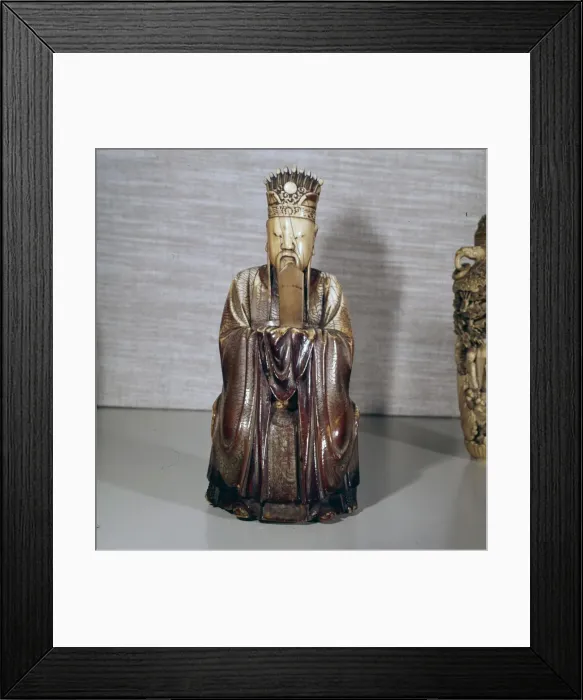 Framed Print : Ivory Figure of Tien Kuan, Master of Heaven, Ming Dynasty, 1368-1644 Framed Print : Ivory Figure of Tien Kuan, Master of Heaven, Ming Dynasty, 1368-1644