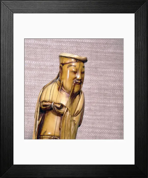 Framed Print : The Taoist Immortal, Zhang Guolao, Chinese Ivory, Ming Dynasty, 17th century Framed Print : The Taoist Immortal, Zhang Guolao, Chinese Ivory, Ming Dynasty, 17th century