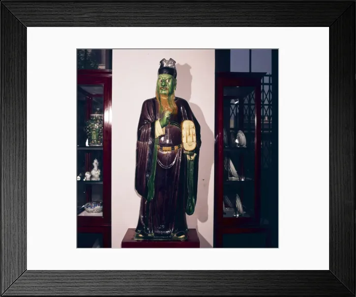 Framed Print : Chinese Stoneware Figure of a Judge of Hell, Ming Period, 16th century Framed Print : Chinese Stoneware Figure of a Judge of Hell, Ming Period, 16th century