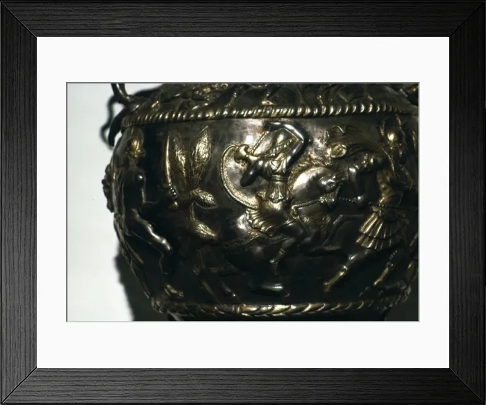 Framed Print : Silver Bowl from a Sarmatian Tomb, 4th-5th century Framed Print : Silver Bowl from a Sarmatian Tomb, 4th-5th century