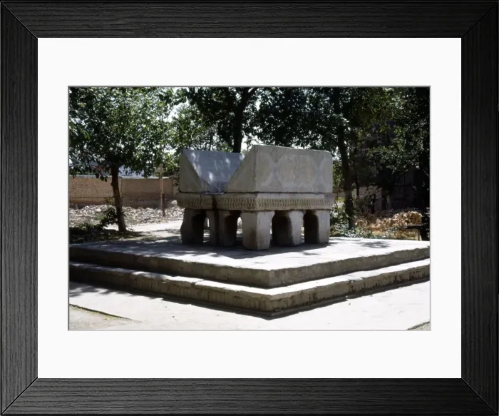 Framed Print : Samarkand Stone Lectern, Bibi-Khanum Mosqu ruins, c20th century. Artist: CM Dixon Framed Print : Samarkand Stone Lectern, Bibi-Khanum Mosqu ruins, c20th century. Artist: CM Dixon