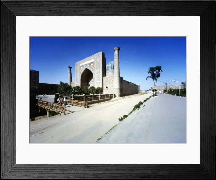 Framed Print : Shir-Dar Madrasa, Samarkand, Uzbekistan, c20th century. Artist: CM Dixon Framed Print : Shir-Dar Madrasa, Samarkand, Uzbekistan, c20th century. Artist: CM Dixon