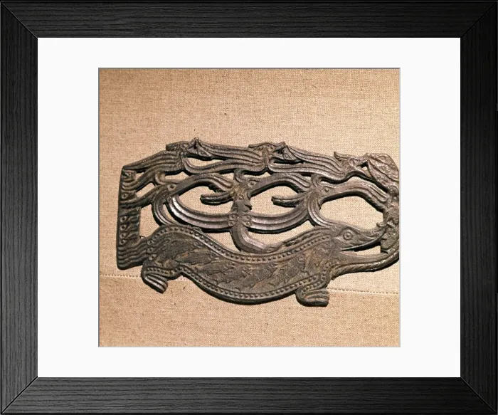 Framed Print : Bronze Miraculous Beast from Kama River Tribes, USSR, 3rd century BC-8th century Framed Print : Bronze Miraculous Beast from Kama River Tribes, USSR, 3rd century BC-8th century