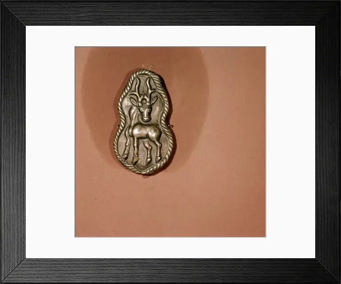 Framed Print : Silver Plague of Deer from Northern Mongolia, c1st century BC Framed Print : Silver Plague of Deer from Northern Mongolia, c1st century BC