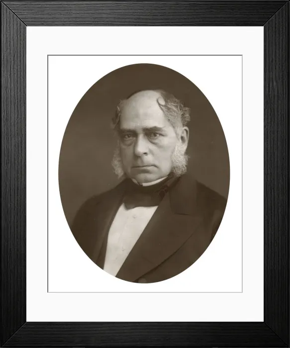 Framed Print : Henry Bessemer, English engineer and inventor, 1881. Artist: Lock & Whitfield Framed Print : Henry Bessemer, English engineer and inventor, 1881. Artist: Lock & Whitfield