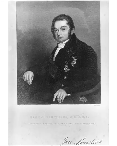 Jons Jacob Berzelius, Swedish chemist, early 19th century