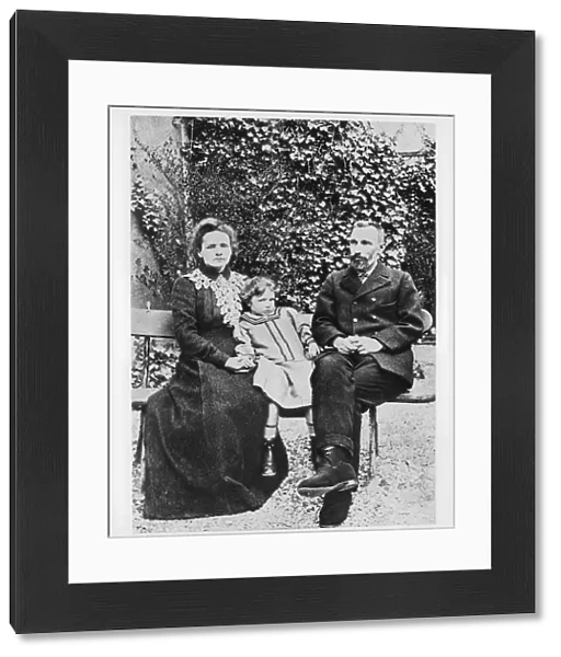Marie and Pierre Curie, physicists, 1904