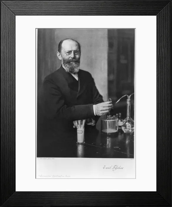 Framed Print : Emil Fischer, German organic chemist, 1904 Framed Print : Emil Fischer, German organic chemist, 1904